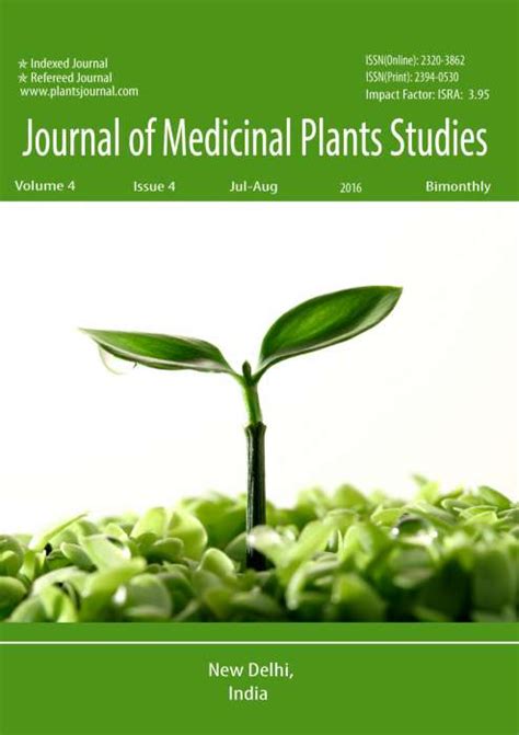 medicinal plants journal